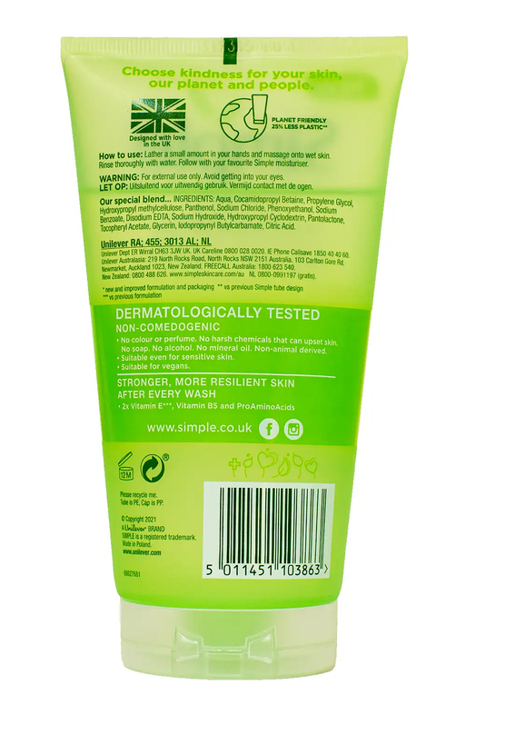 ژل شستشوی صورت سیمپل مدل Refreshing