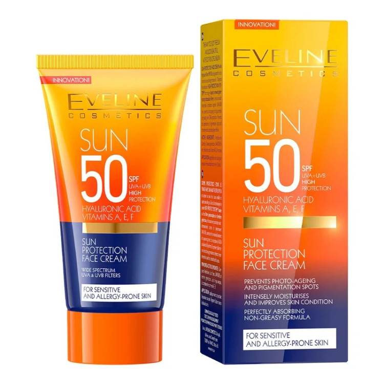 کرم ضد آفتاب آبرسان اولاین Eveline حجم 50 میل